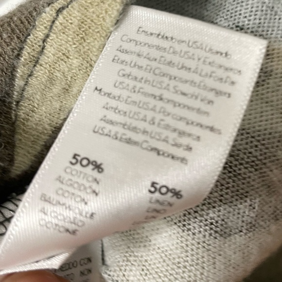 Pack of two MOTHER linen/cotton graphic tshirts XS - Picture 3 of 13